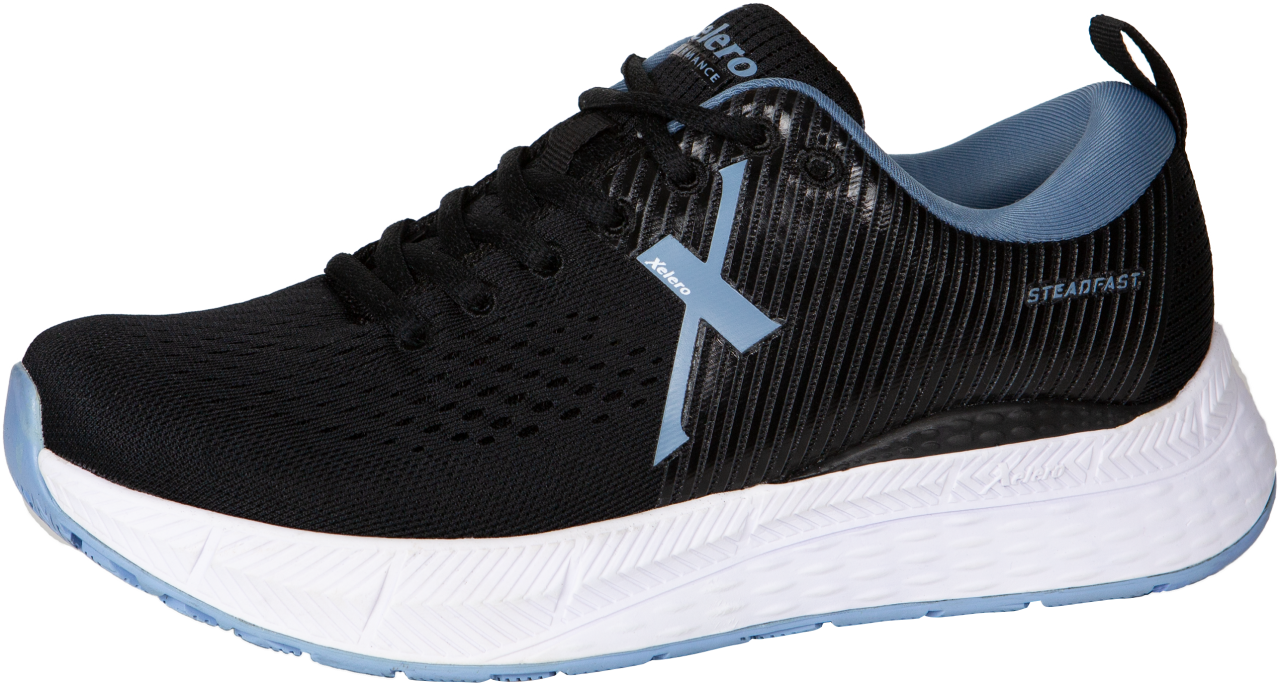 Steadfast Women's Black/Periwinkle X96006 | Xelero Shoes