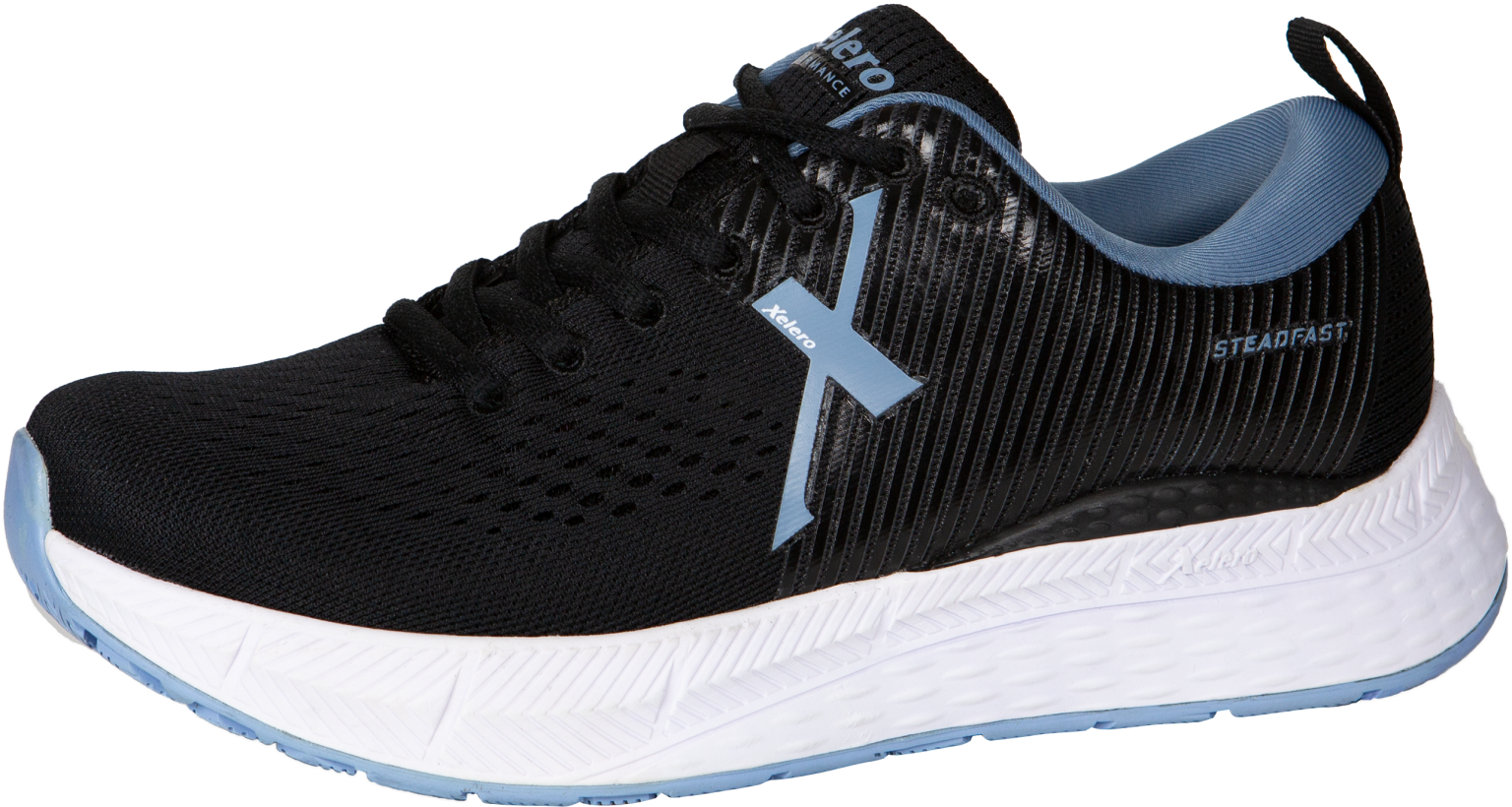 Steadfast Women's Black/Periwinkle X96006 Xelero Shoes