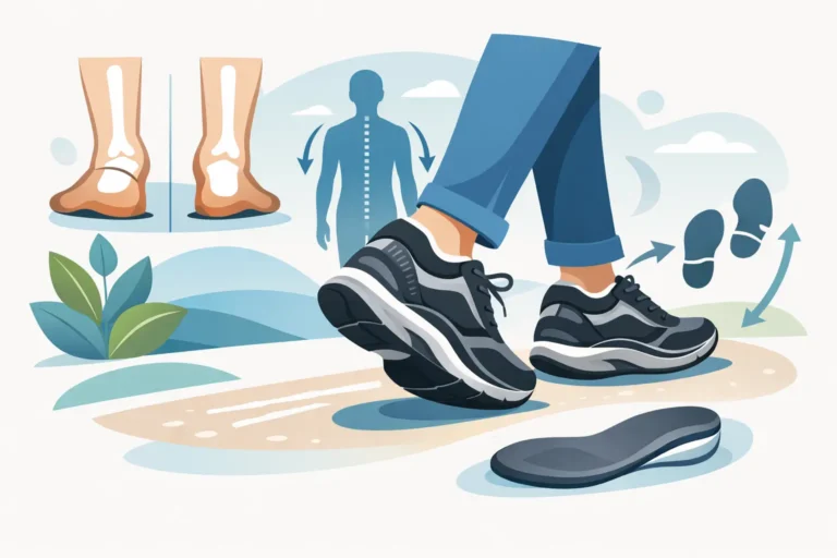 Walking Shoes Alignment for More Comfortable Steps