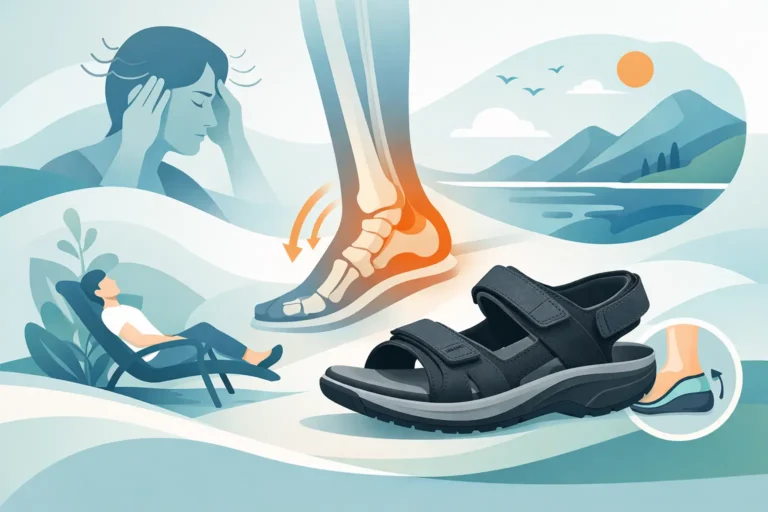 How Supportive Sandals Reduce Pain and Stress