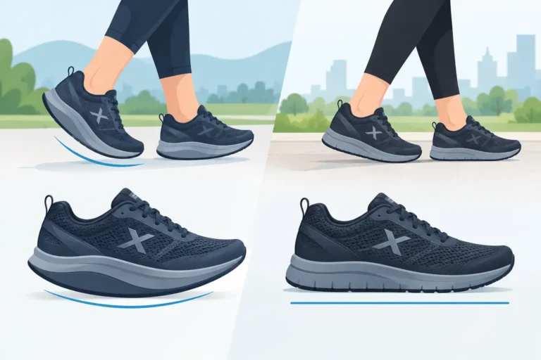 Rocker Sole Versus Flat Sole for Better Walking